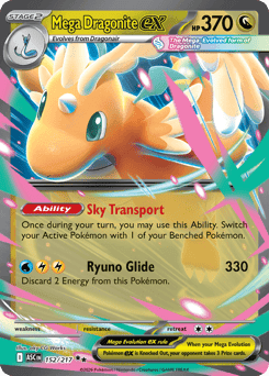 Mega Dragonite ex Normal - Ascended Heroes
