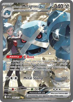 Steven's Metagross ex Normal - Ascended Heroes